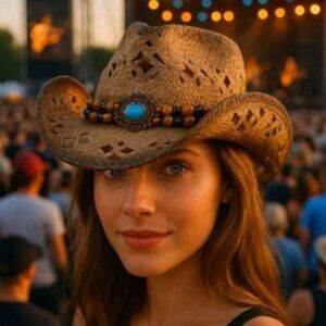 Cowgirl / Cowboy Summer Concert Hat